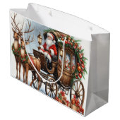 クリスティームサンタ ラージペーパーバッグ (裏面アングル)