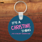 クリスティーンが理解できないこと キーホルダー (正面)