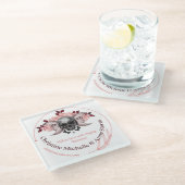 クリスティーンとアンヌグラスコースター ガラスコースター (アングル)