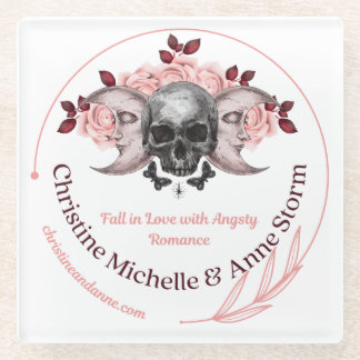 クリスティーンとアンヌグラスコースター ガラスコースター