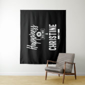 クリスティーンパーソナライズされたネーム誕生日ギフト タペストリー (インサイチュ)