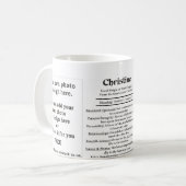 クリスティーン、起源および意味 コーヒーマグカップ (正面左)