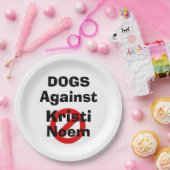 クリスティ・ノームに反対する犬たち ペーパープレート (パーティー)
