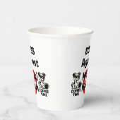 クリスティ・ノームに反対する犬 ペーパーカップ (右)
