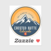 クリステッドビュットコロラドマウンテンズハイキングサンセット シール (シート)