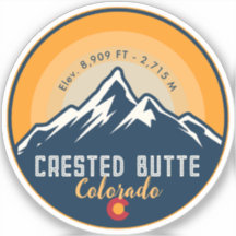 クリステッドビュットコロラドマウンテンズハイキングサンセット