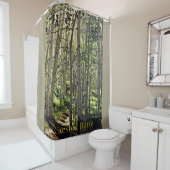 クリステッドビュートの《植物》アスペンの木々の美しい林 シャワーカーテン (インサイチュ)