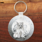 クリステッドブルー キーホルダー (正面)