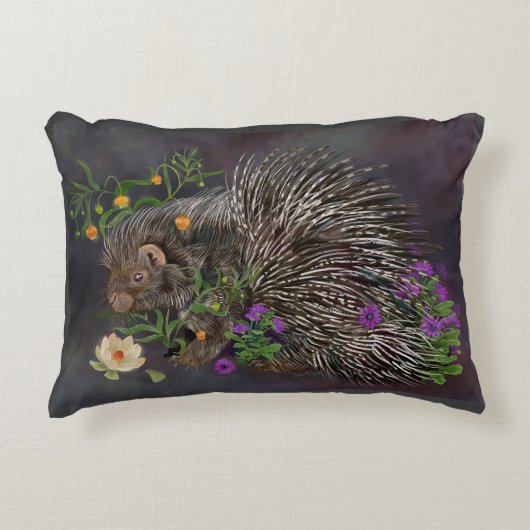 クリステッドポルクパインブーケ自然 アクセントクッション (正面)