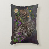 クリステッドポルクパインブーケ自然 アクセントクッション (正面(垂直))