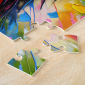 クリステッド中国のドッグアクリルプリントドッグラバーギフト ジグソーパズル (側面)