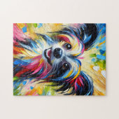 クリステッド中国のドッグアクリルプリントドッグラバーギフト ジグソーパズル (横)