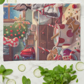 クリステッド中国のホリデーベーキング:フェスティバルクリスマス キッチンタオル (折り畳み)