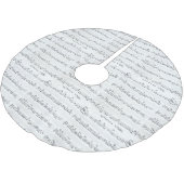 クリステハブラーのシートミュージックツリースカート ブラッシュドポリエステルツリースカート (アングル)