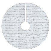 クリステハブラーのシートミュージックツリースカート ブラッシュドポリエステルツリースカート (正面)