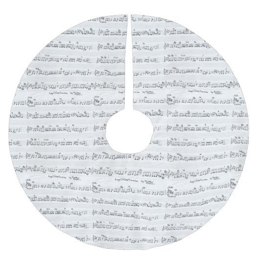 クリステハブラーのシートミュージックツリースカート ブラッシュドポリエステルツリースカート (正面)