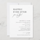 クリステンのミニマリストがパーティー後も楽しく 招待状 (正面)