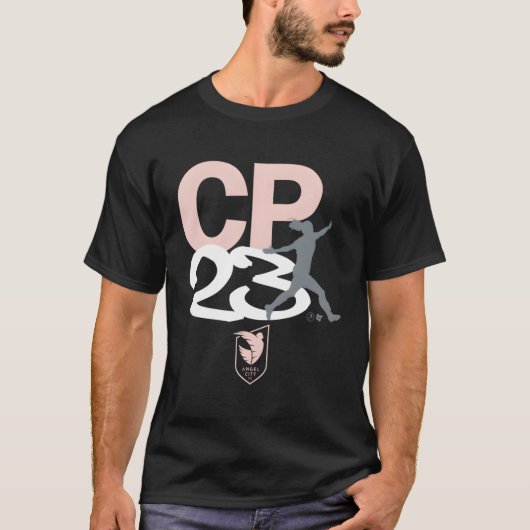 クリステンプレスCp23エンジェルシティFc Nwslサッカー Tシャツ (正面)