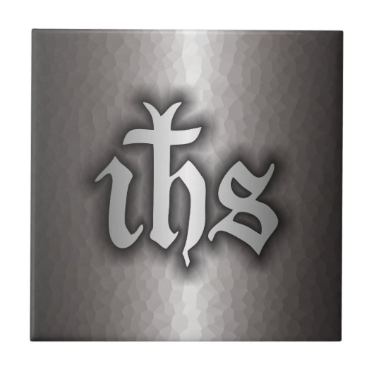 クリストグラム(IHS)鋼 タイル (正面)