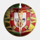 クリストサルバドールセラミックオーナメント メタルオーナメント (正面)