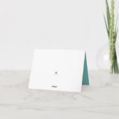 クリストスアナエスティギリシャ復活祭ティール(緑がかった色)書道カード カード (裏面)