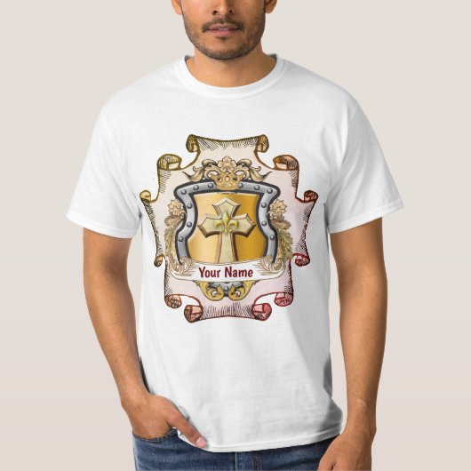 クリストス・クロス・シールド・サーナメ Tシャツ (正面)