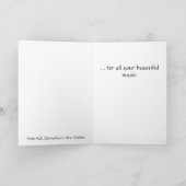 クリストチャーチタウンホールサンキューカード サンキューカード (内部)