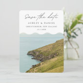 クリストチャーチ・セーブ・ザ・デート・ニュージーランド・ウェディング 招待状 (スタンド正面)
