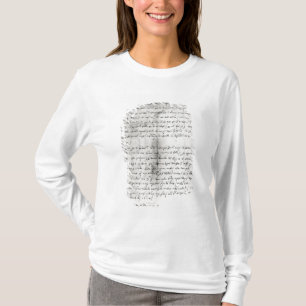 クリストファーが書く手紙の片 Tシャツ