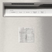 クリストファーによる書手紙の断片 マグネット (インサイチュ (食洗機))