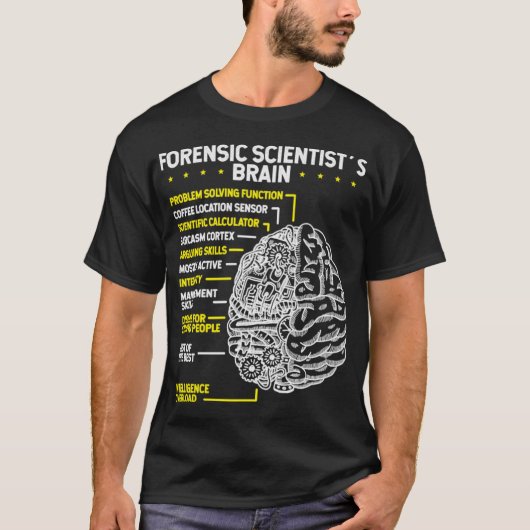 クリストファークリモノロジーフォレンジック科学者 Tシャツ (正面)