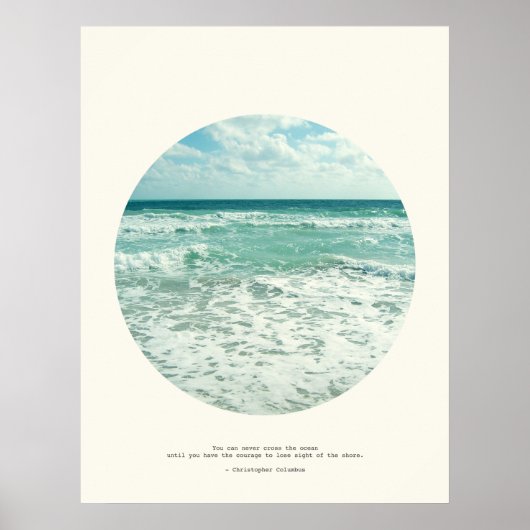 クリストファーコロンバス引用文 ポスター (正面)