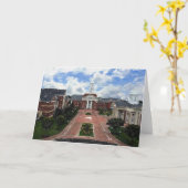 クリストファーニューポート大学ブランクの挨拶状 カード (黄色い花)