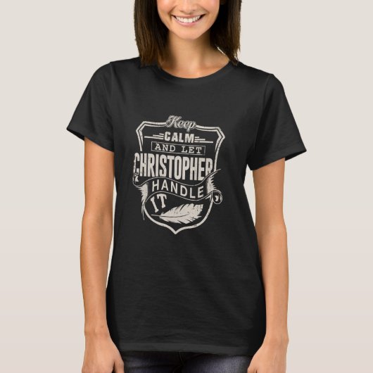 クリストファー名シャツクリストファー名Birt Tシャツ (正面)