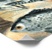 クリストファー・ウッドによる絵画「金魚」 ポスター (角)