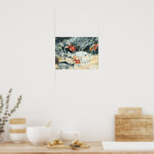 クリストファー・ウッドによる絵画「金魚」 ポスター (キッチン)