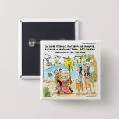 クリストファー・コロンブスがアメリカに移住おもしろい 缶バッジ (正面&裏面)