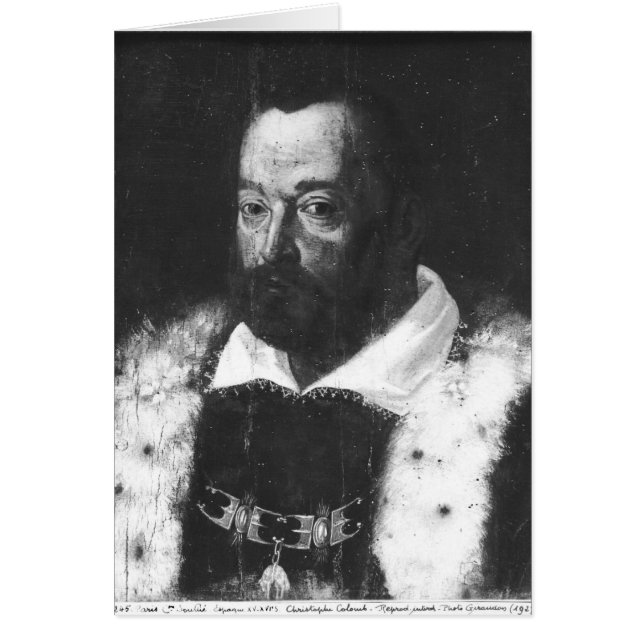 クリストファー・コロンブスのポートレート (正面)