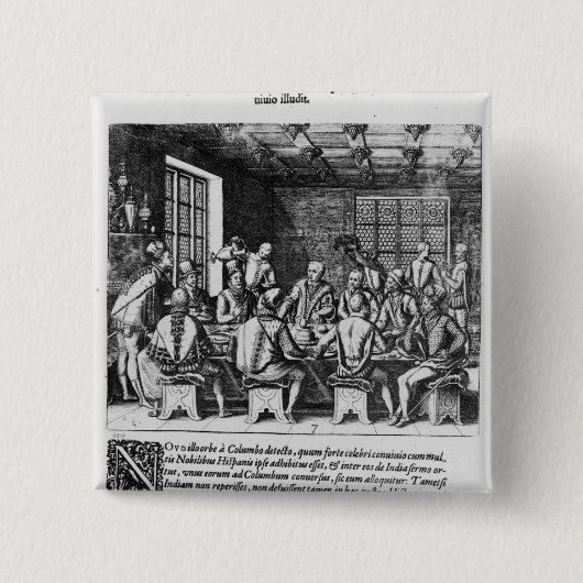 クリストファー・コロンブスの卵の物語 缶バッジ (正面)