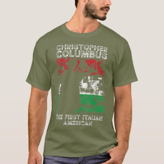 クリストファー・コロンブスイタリアンファースト・アメリカ Tシャツ