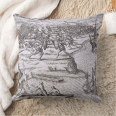 クリストファー・コロンブス(14間のジャマイカの戦い クッション (ブランケット)