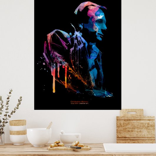 クリストファー・ヒッチンズRIP ポスター (キッチン)