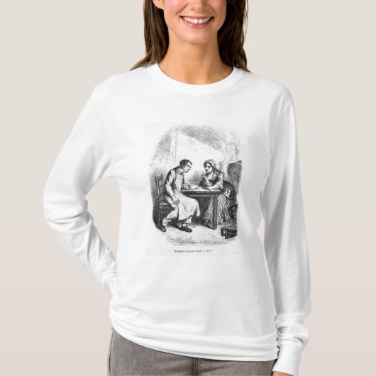 クリストフィーおよび脂肪質のシルビー Tシャツ (正面)