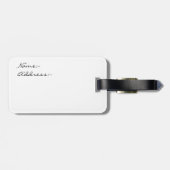 クリストフォロスの荷物のラベル ラゲッジタグ (裏面横)