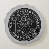 クリストフォロスメダル ラウンドクッション (裏面)