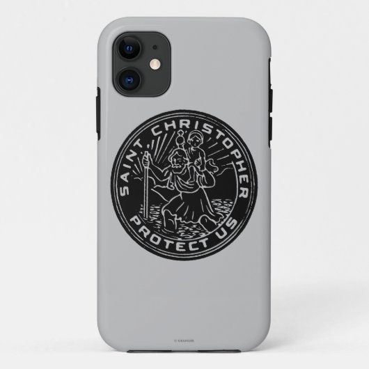クリストフォロスメダル Case-Mate iPhoneケース (裏面)