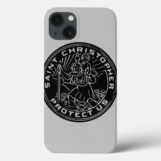 クリストフォロスメダル Case-Mate iPhoneケース (裏面)