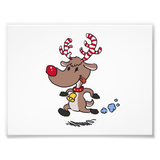 クリストマストナランニングーナー |背景の色の選択 フォトプリント            (正面)