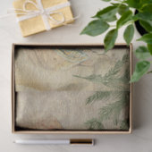 クリストマスヴィンテージエンジェルホールディングクリスマスツリー 薄葉紙 (ギフト)