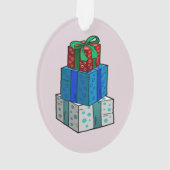 クリストマプレゼント オーナメント (裏面)